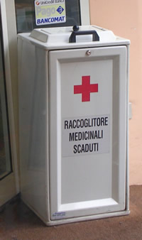 Raccolta medicinali scaduti o innutilizzabili