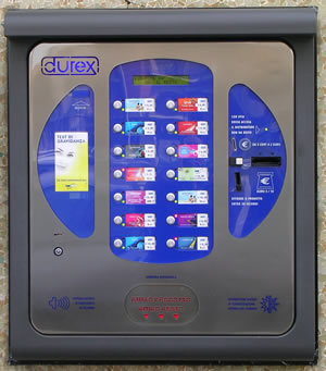 distributore automatico di profilattici